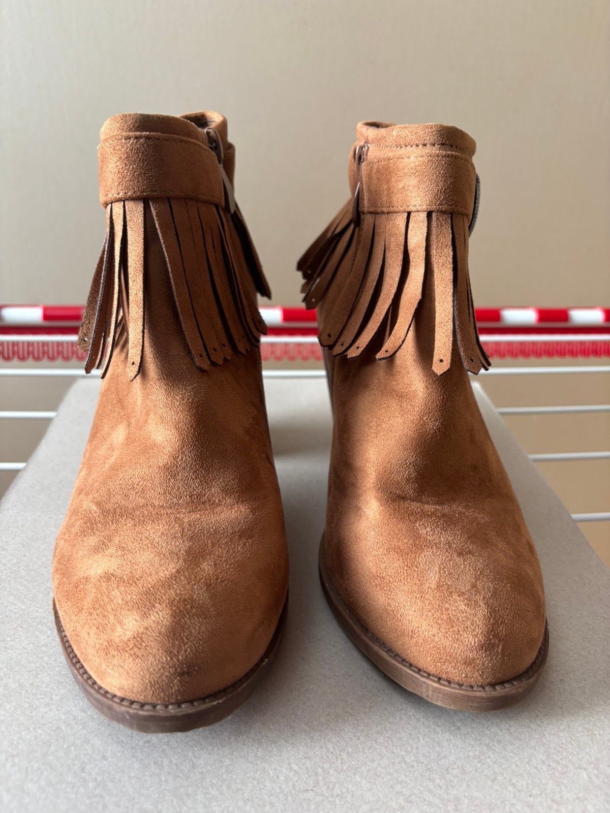Korte cowboylaarsjes als nieuw, Kleding | Dames, Ophalen, Bruin, Lage of Enkellaarzen, Zo goed als nieuw