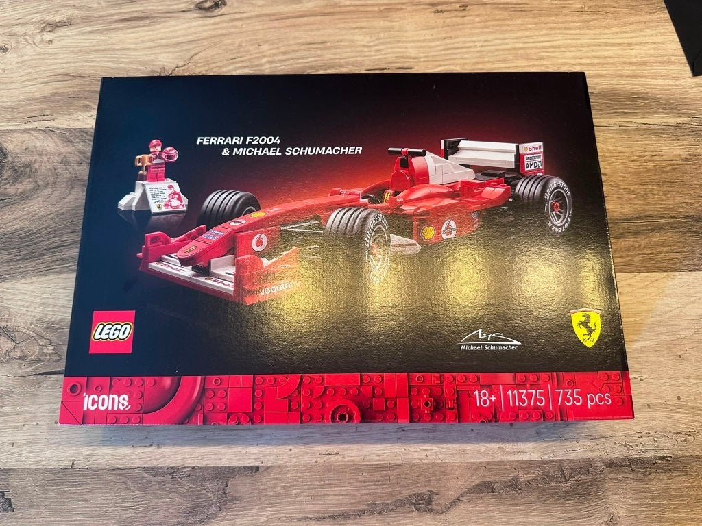LEGO - Ferrari F2004 - Michael Schumacher, Kinderen en Baby's, Speelgoed | Duplo en Lego, Nieuw, Ophalen of Verzenden, Icons, Complete set