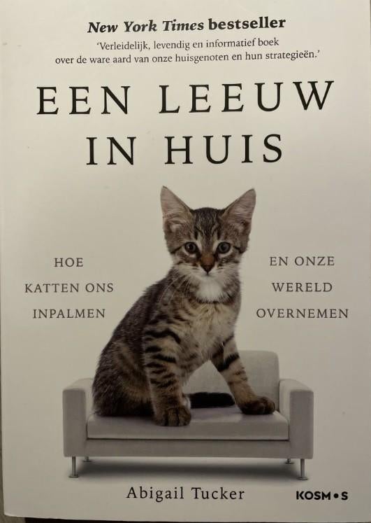 Een leeuw in huis, Abigail Tucker, Livres, Animaux & Animaux domestiques, Enlèvement ou Envoi, Comme neuf, Chats