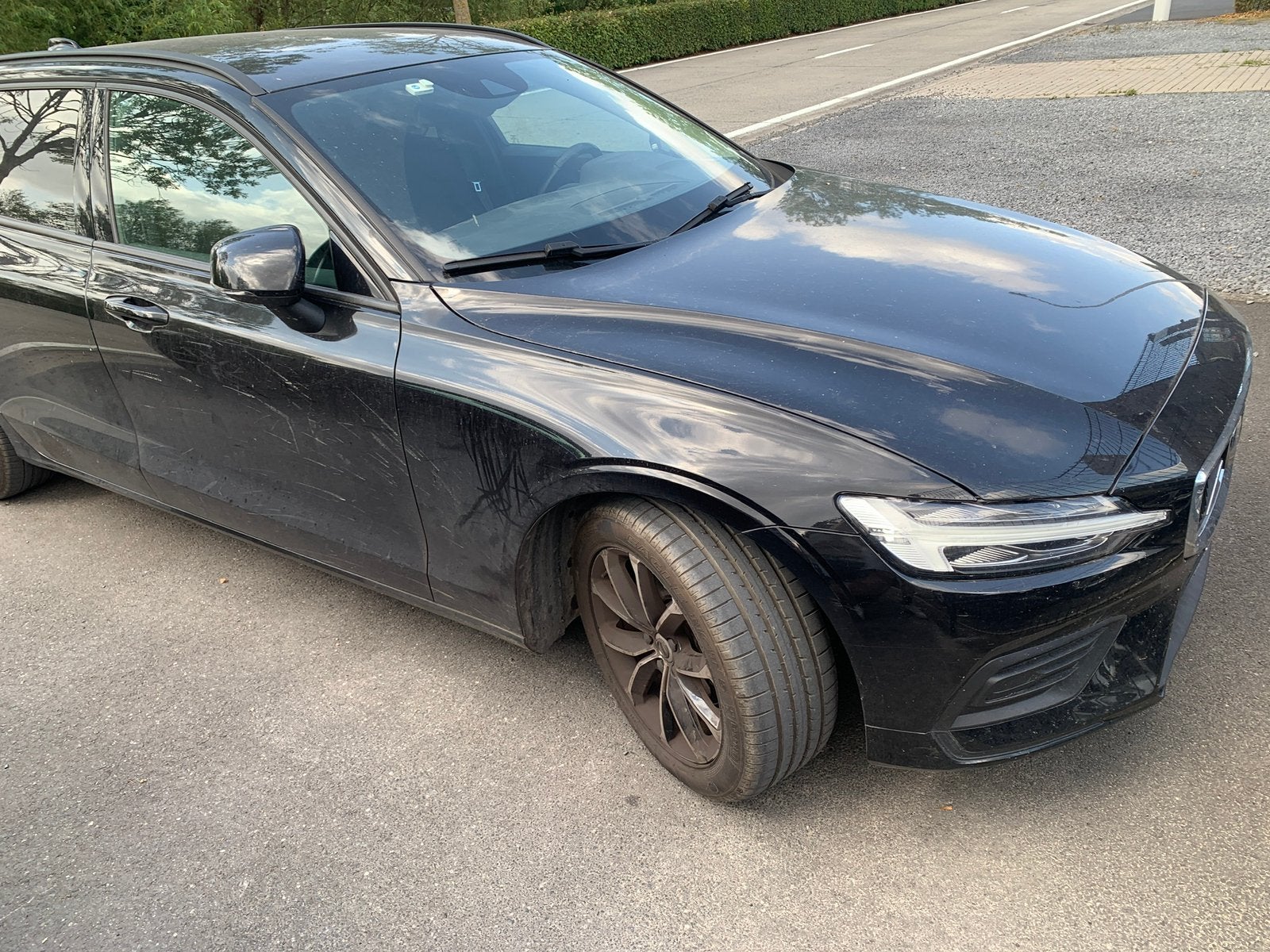 Volvo V60 2.0D3  6v + gps + alu met nieuwe banden!, Voorwielaandrijving, Stof, 4 cilinders, Zwart