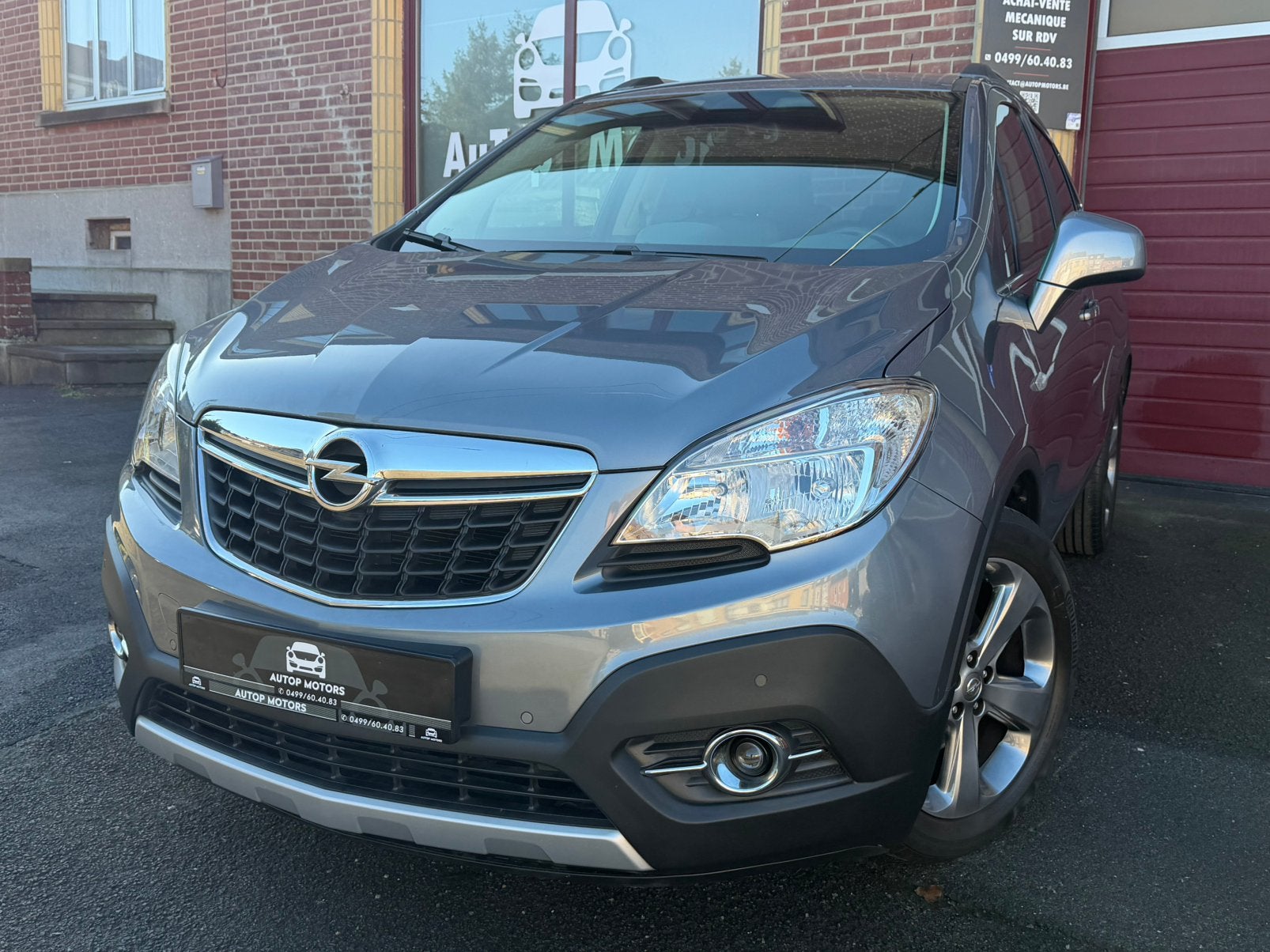 Opel Mokka*1.4i Turbo * Onderhoudsboekje * Volledige opties, Auto's, Opel, Automaat, Leder, Bedrijf, Grijs