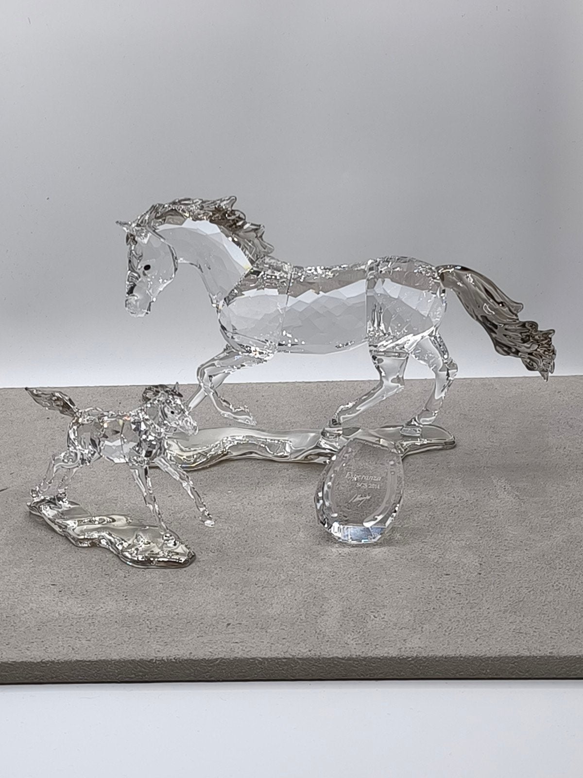 Swarovski SCS 2014 Paard Esperanza met veulen., Verzamelen, Ophalen of Verzenden