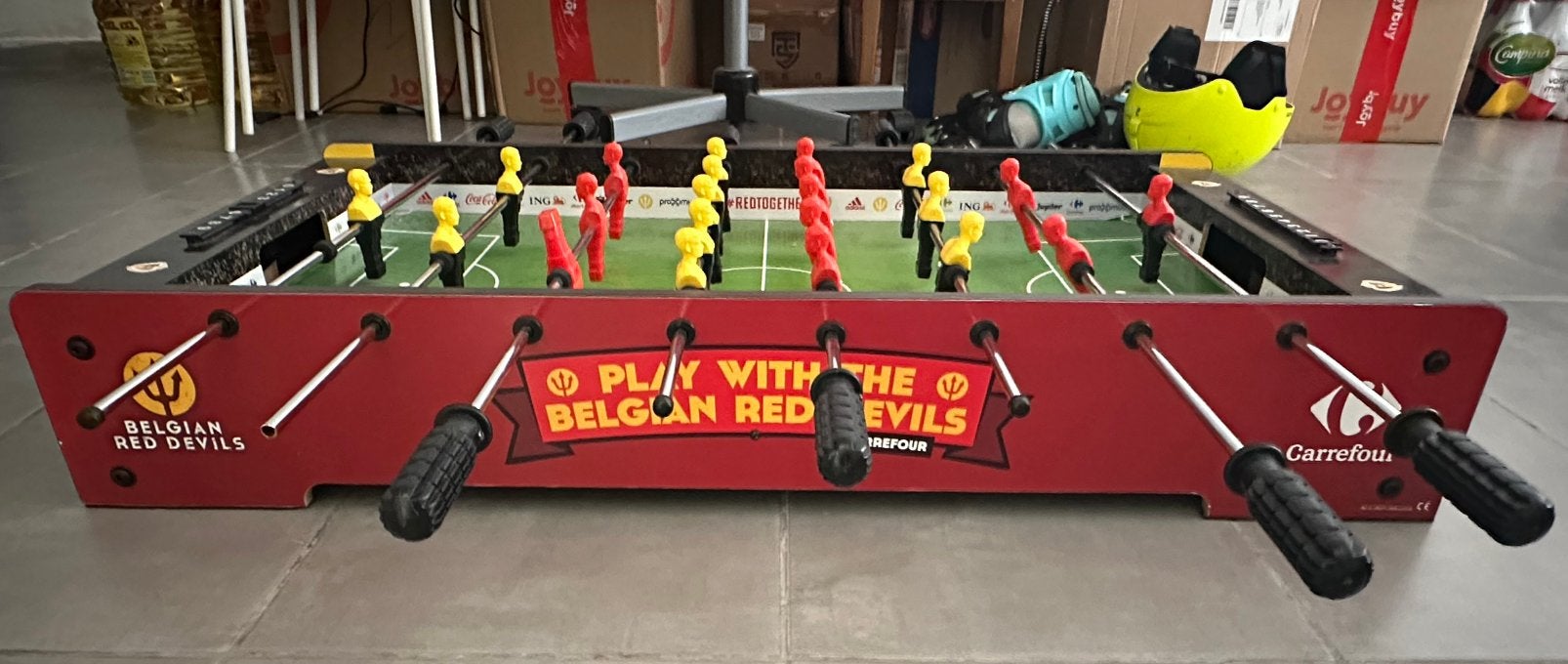 Mini Tafelvoetbal Rode Duivels / Belgian Red Devils, Enlèvement