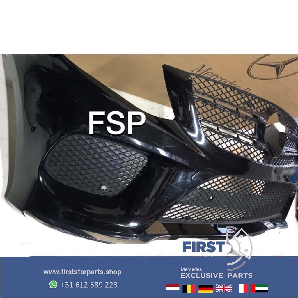 GLE 43 AMG LINE VOORBUMPER ZWART WIT GRIJS ETC ORIGINEEL + G, Gebruikt, -, Voor, Ophalen of Verzenden