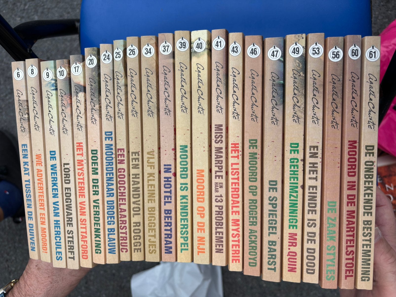 Agatha christie boeken 22 stuks, Ophalen of Verzenden, Zo goed als nieuw
