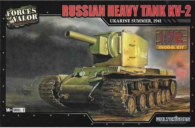 FORCES OF VALOR 873003A TANK KV-2 UKRAINE SUMMER 41 1/72, Neuf, Autres marques, 1:50 ou moins, Tank