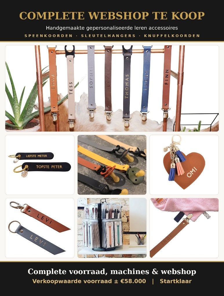 WEBSHOP OVERNAME - STARTKLAAR - VANUIT HUIS MOGELIJK !!!, Zakelijke goederen, Exploitaties en Overnames