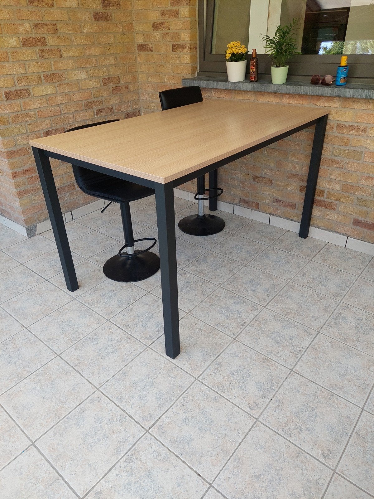 hoge keukentafel/ bartafel, Huis en Inrichting, Tafels | Statafels, Ophalen