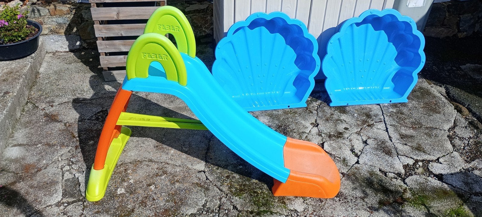 toboggan pour enfants, Enlèvement, Toboggan