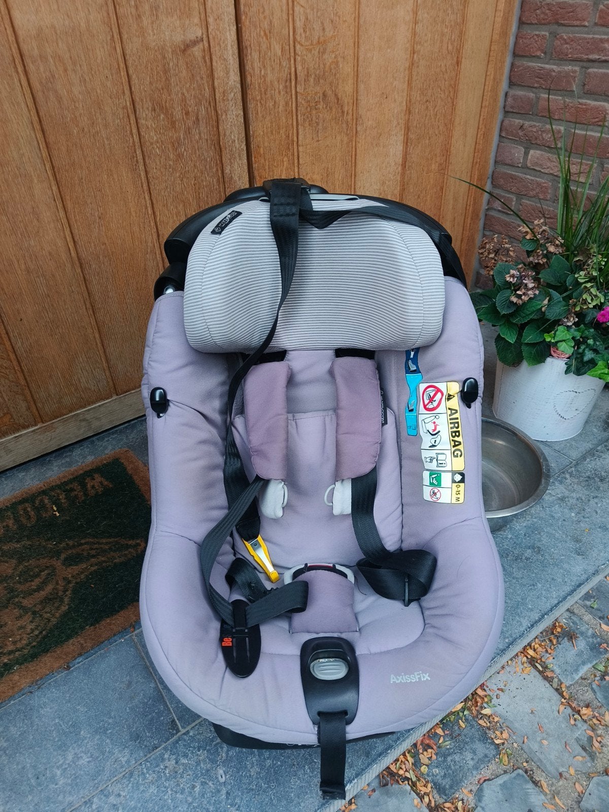 Maxi-Cosi AxissFix i-Size • 360 Draaibaar • Gegarandeerd On, Ophalen, Verstelbare rugleuning, Gebruikt, 0 t/m 18 kg