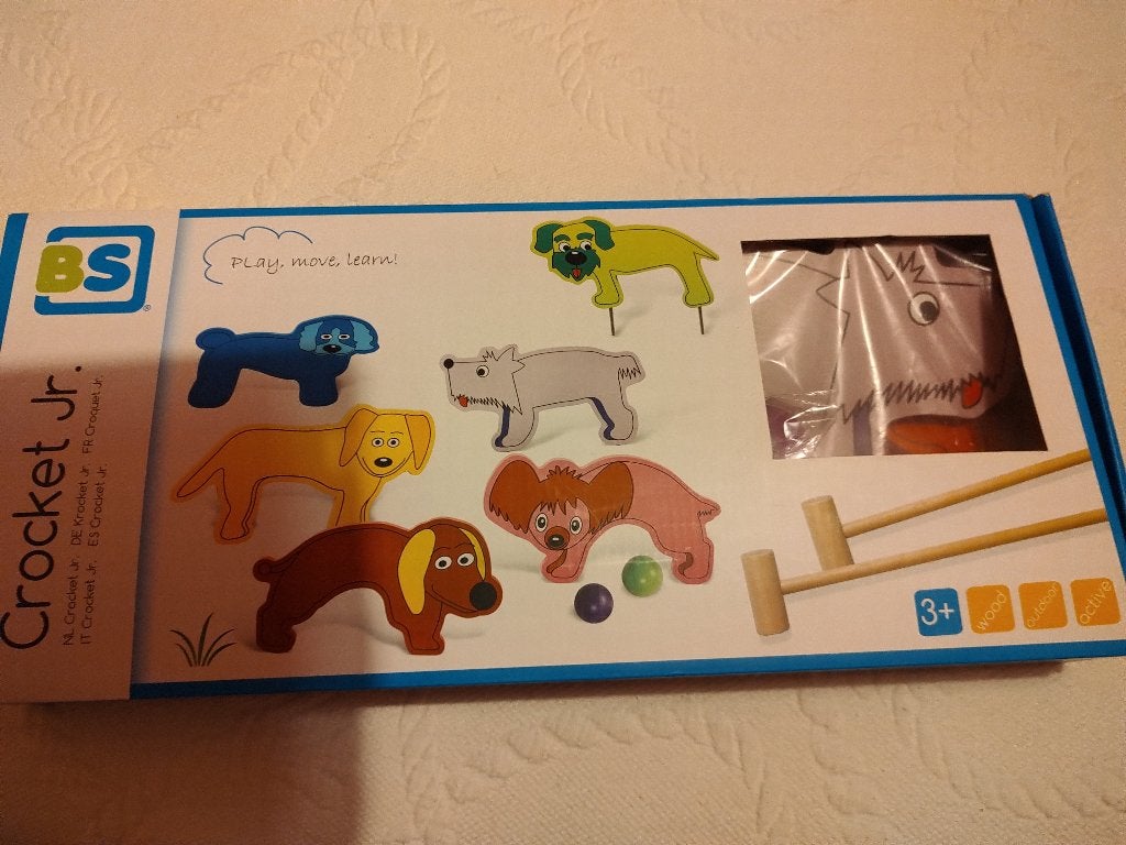 Jeu de croquet enfants, Kinderen en Baby's, Speelgoed | Houten speelgoed, Ophalen, Gebruikt