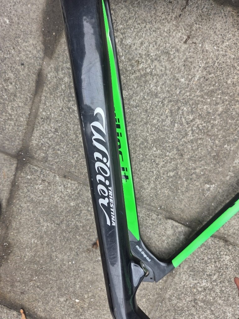 Cadre 45cm Wilier Triestina 60TON en carbone, Vélos & Vélomoteurs, Enlèvement, Utilisé, Carbone