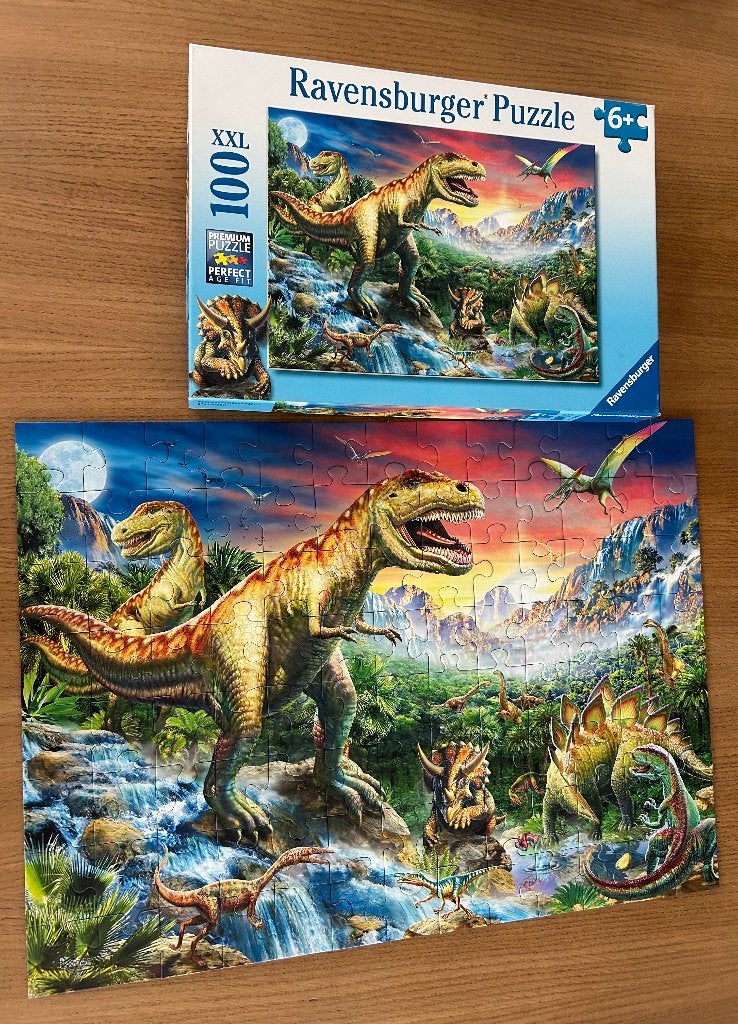 Ravensburger puzzel 100 stuks XXL, Kinderen en Baby's, Ophalen, Meer dan 50 stukjes, Gebruikt, 6 jaar of ouder