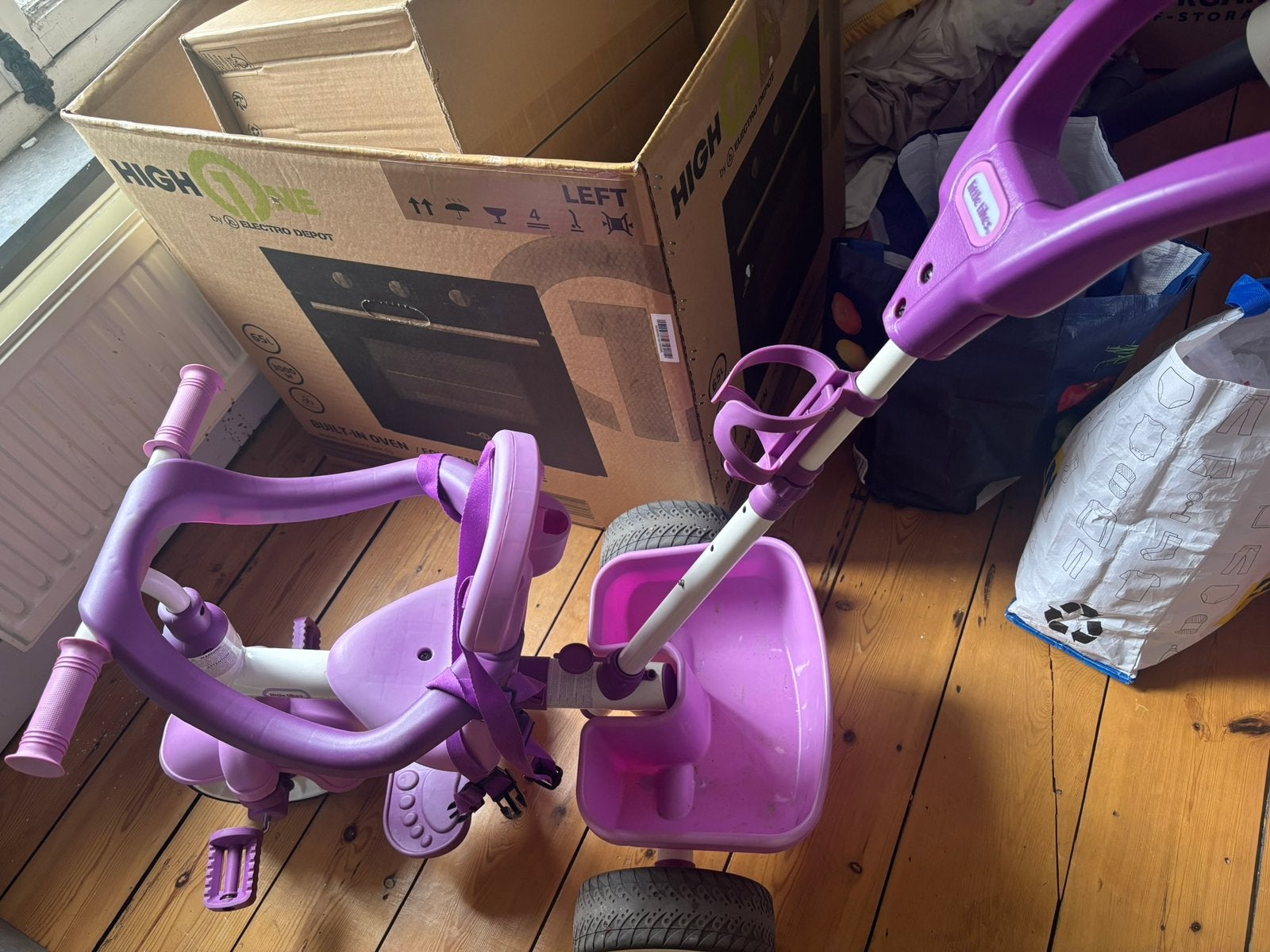 Tricycle, Ophalen, Zo goed als nieuw