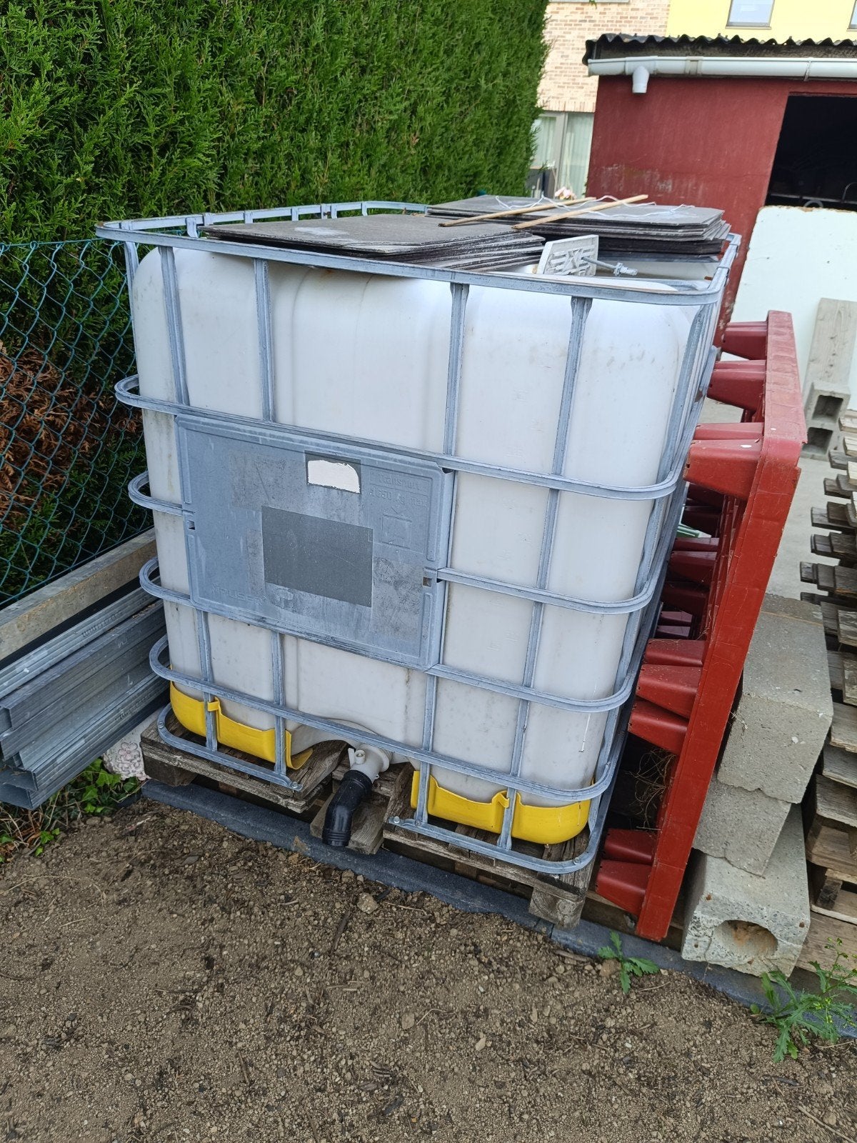 Récupérateur d'eau 1000l, Jardin & Terrasse, Barils de pluie, Enlèvement