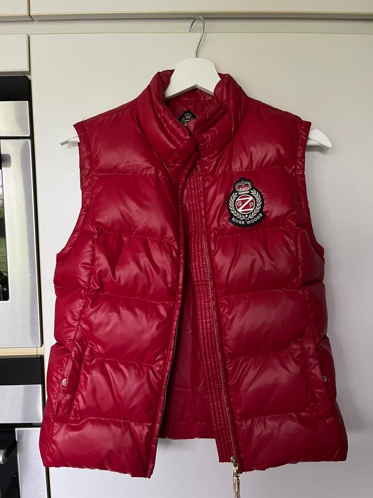 Rode body warmer river woods zoute grand prix, Ophalen of Verzenden, Zo goed als nieuw, Maat 36 (S), Rood