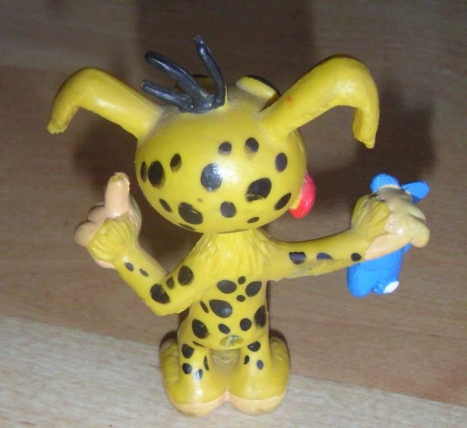 Franquin Schleich MARSUPILAMI-figuur uit 1979, Verzamelen, Ophalen of Verzenden, Guust of Robbedoes, Gebruikt, Beeldje of Figuurtje