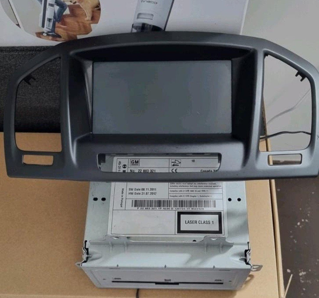 Origineel Opel Insignia scherm + radio, Auto diversen, Autoradio's, Zo goed als nieuw, Ophalen of Verzenden
