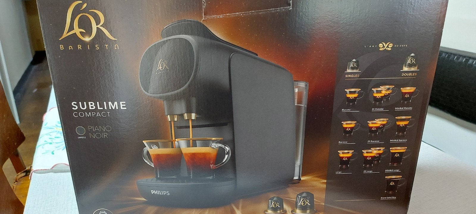Nieuw Phillips L’OR  Koffiezetapparaat voor capsules, Neuf, Réservoir d'eau amovible, Enlèvement ou Envoi, Cafetière