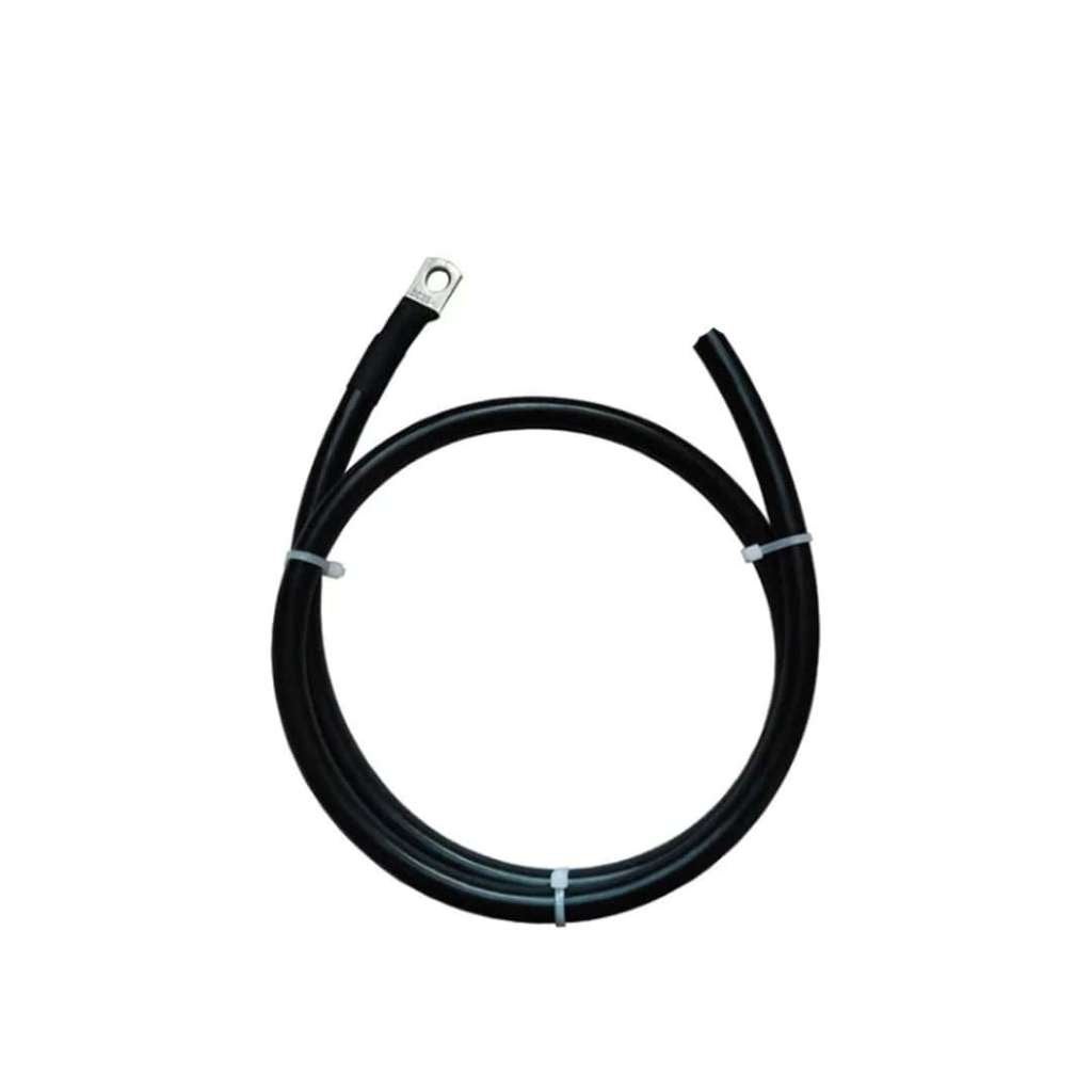 Accu kabel 6mm met kabeloog ZW, Ophalen of Verzenden, Nieuw, Zwart