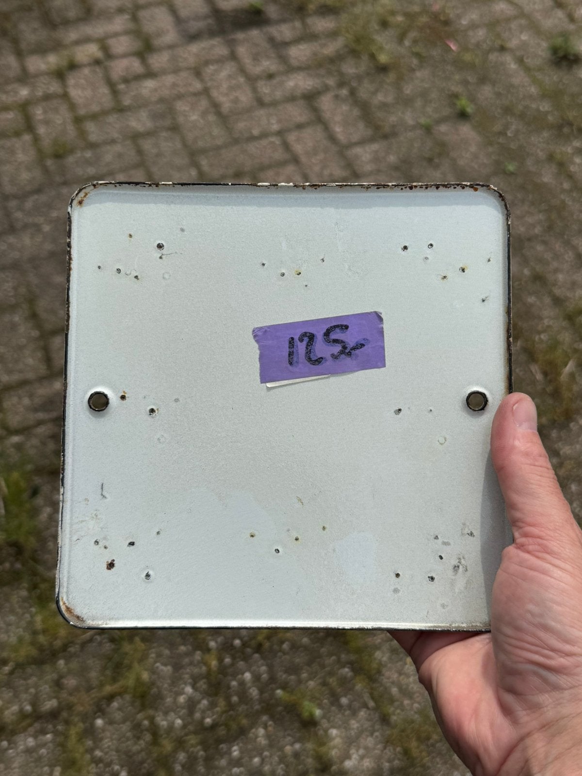 RAC oud emaille reclamebord, Ophalen of Verzenden