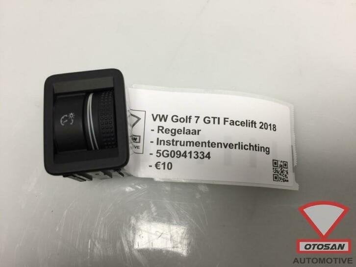 vw golf 7 gti facelift regelaar instrumentenverlichting 5g09, Gebruikt, Volkswagen, Volkswagen AG, Vw@volkswagen.de