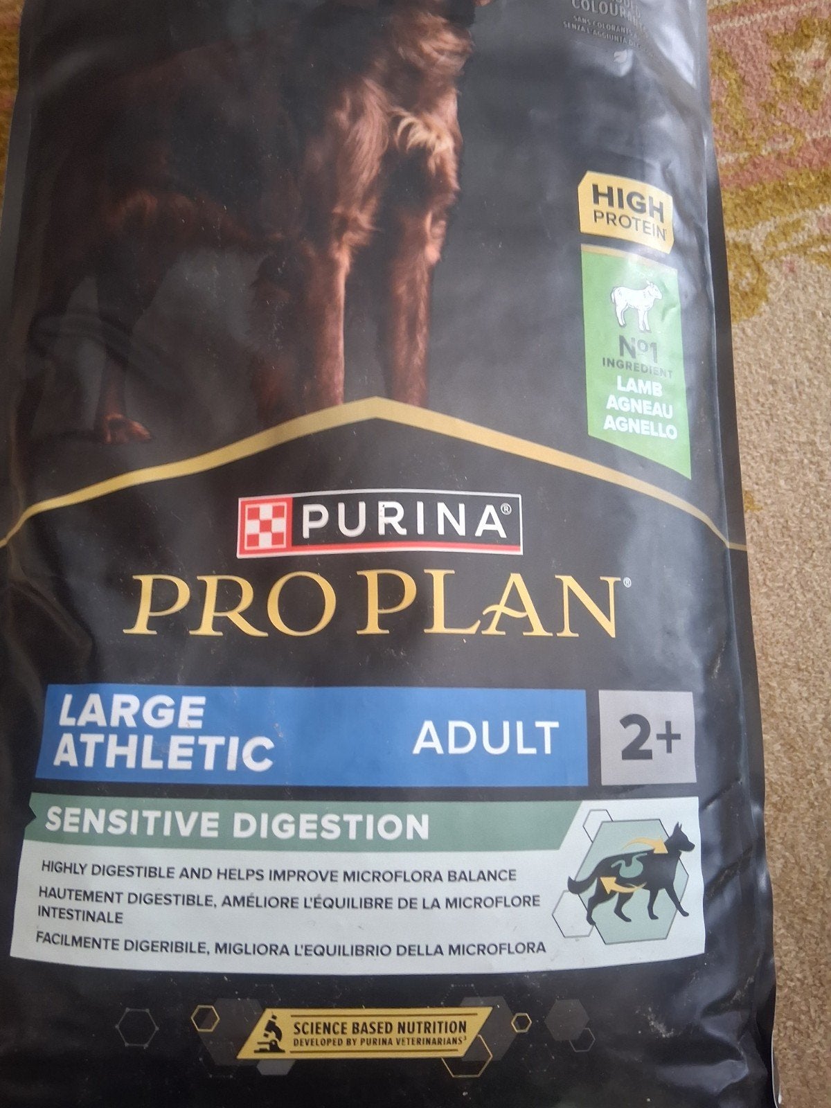 Purina ProPlan large athletic adult 2+ sensitive digestion, Ophalen, Hond