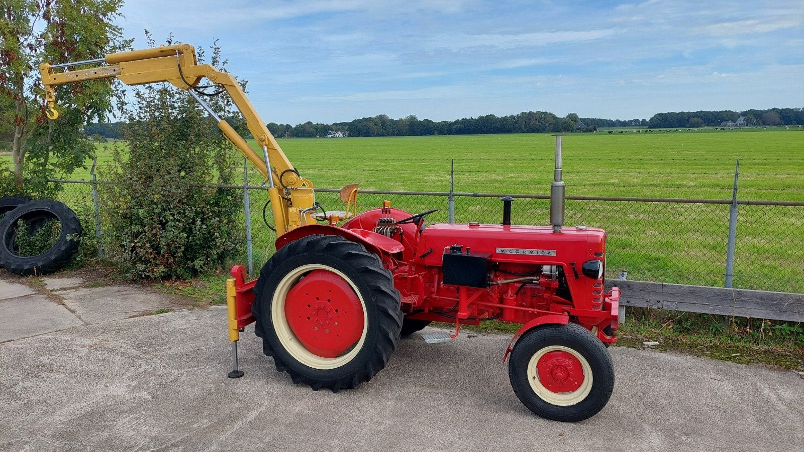 MC CORMICK 439 met kraan in nieuwstaat!!, Ophalen, Gebruikt, Tot 80 Pk, McCormick