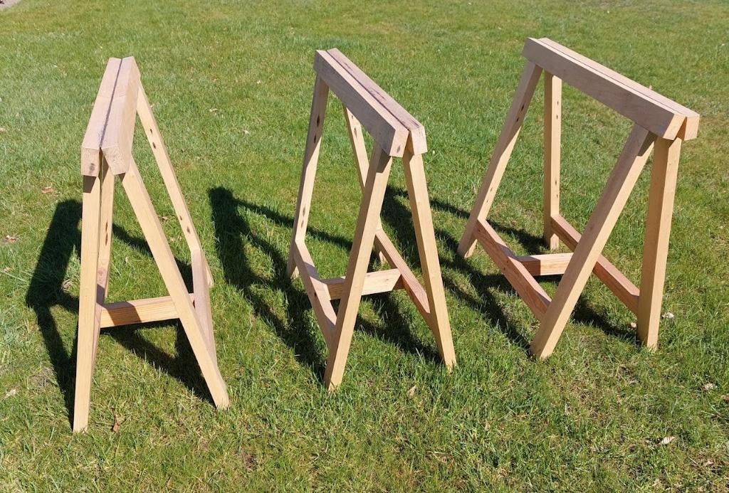 Houten schragen, Ophalen, Zo goed als nieuw
