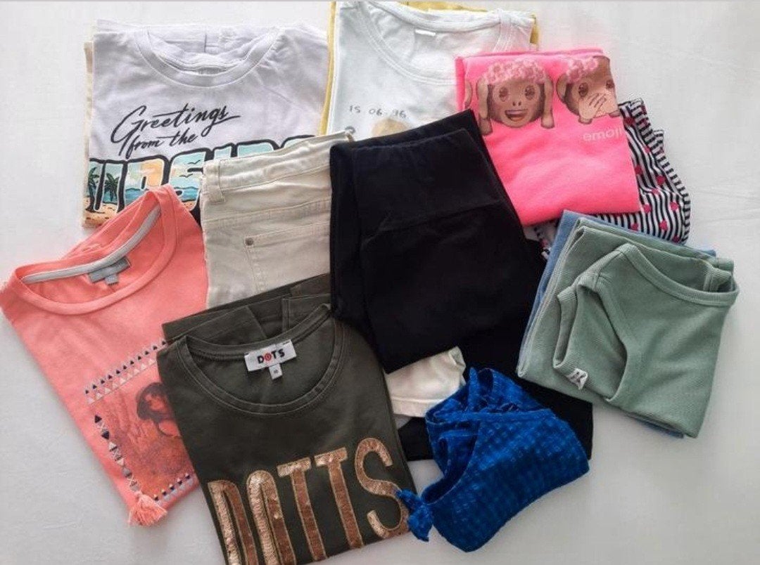 Pakket meisjes zomer kleding 10/12 jaar, Kinderen en Baby's, Ophalen of Verzenden, Zo goed als nieuw, Maat 140