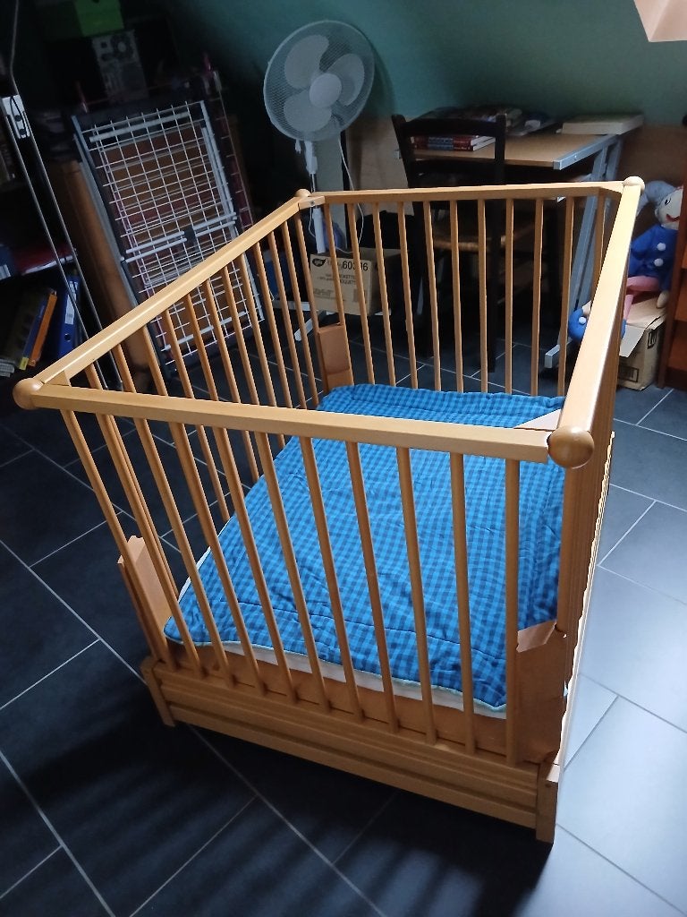 Babypark, Kinderen en Baby's, Babyparken, Ophalen, Gebruikt, Rechthoekig, In hoogte verstelbaar