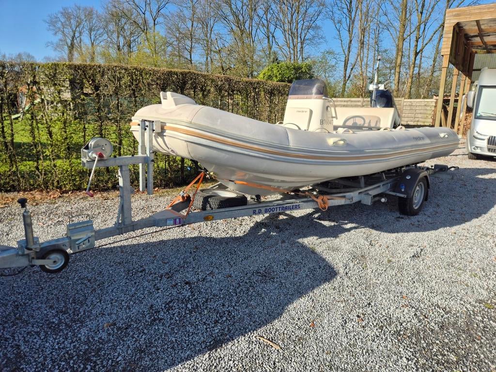 Zodiac Medline 540, Watersport en Boten, Rubberboten, Gebruikt, Zodiac, Overige materialen, Benzine, Ophalen