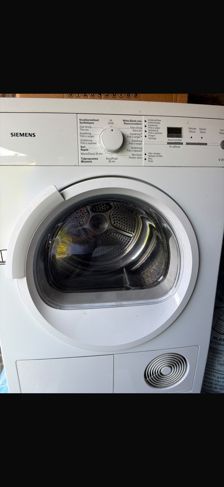 Droogkast en wasmachine, Elektronische apparatuur, Ophalen, Zo goed als nieuw
