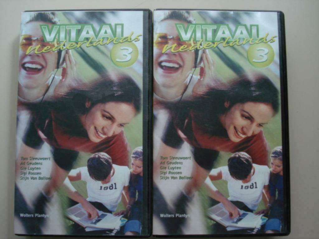 10.Vitaal Nederlands 1/2/3/4 handleiding + VHS LOT van 10, Boeken, Schoolboeken, Gelezen, ASO, Verzenden, Plantyn