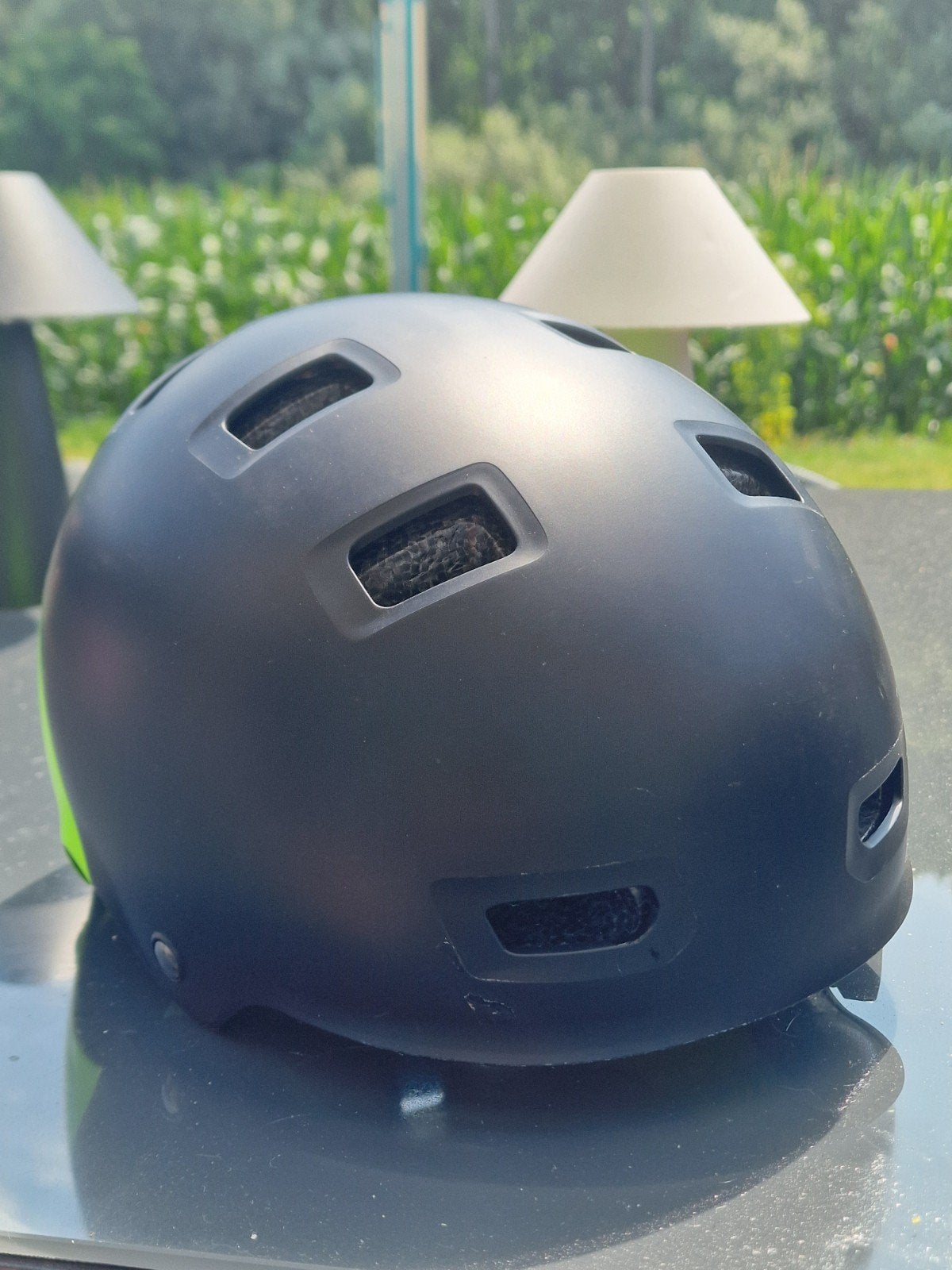 Fietshelm B-twin - NIEUW, nooit gedragen - fluo geel + zwart, Ophalen of Verzenden, M