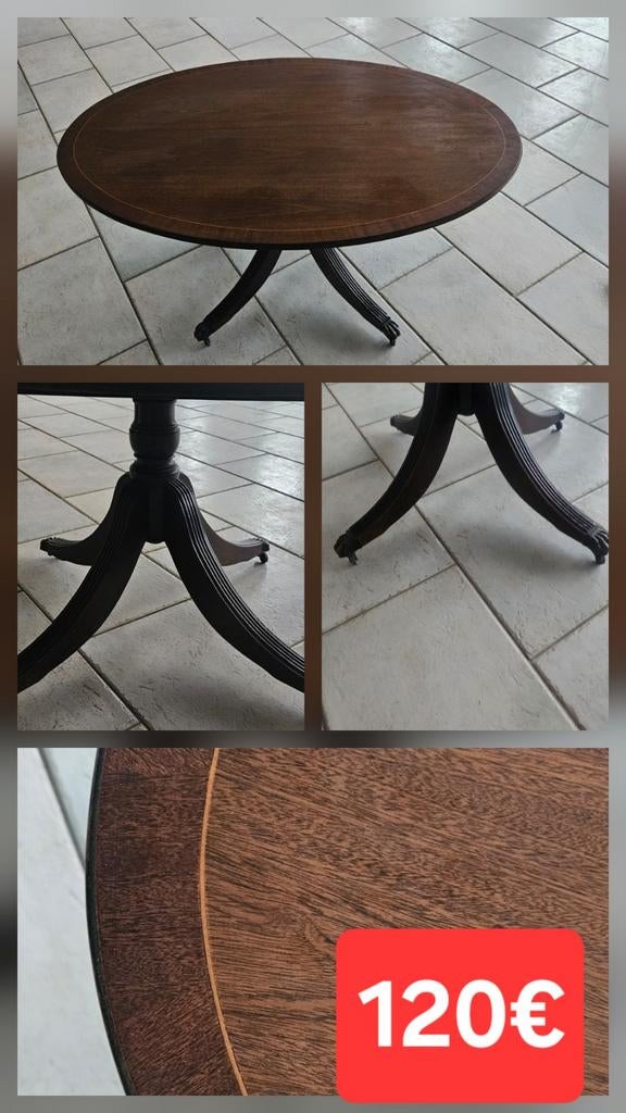 Antieke salontafel, Ophalen
