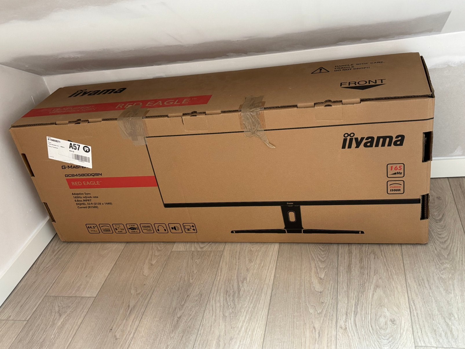 iiyama g-master gcb4580dqsn-b1 45 inch gaming monitor, Computers en Software, Monitoren, Hoofdtelefoonaansluiting, VA, Zo goed als nieuw