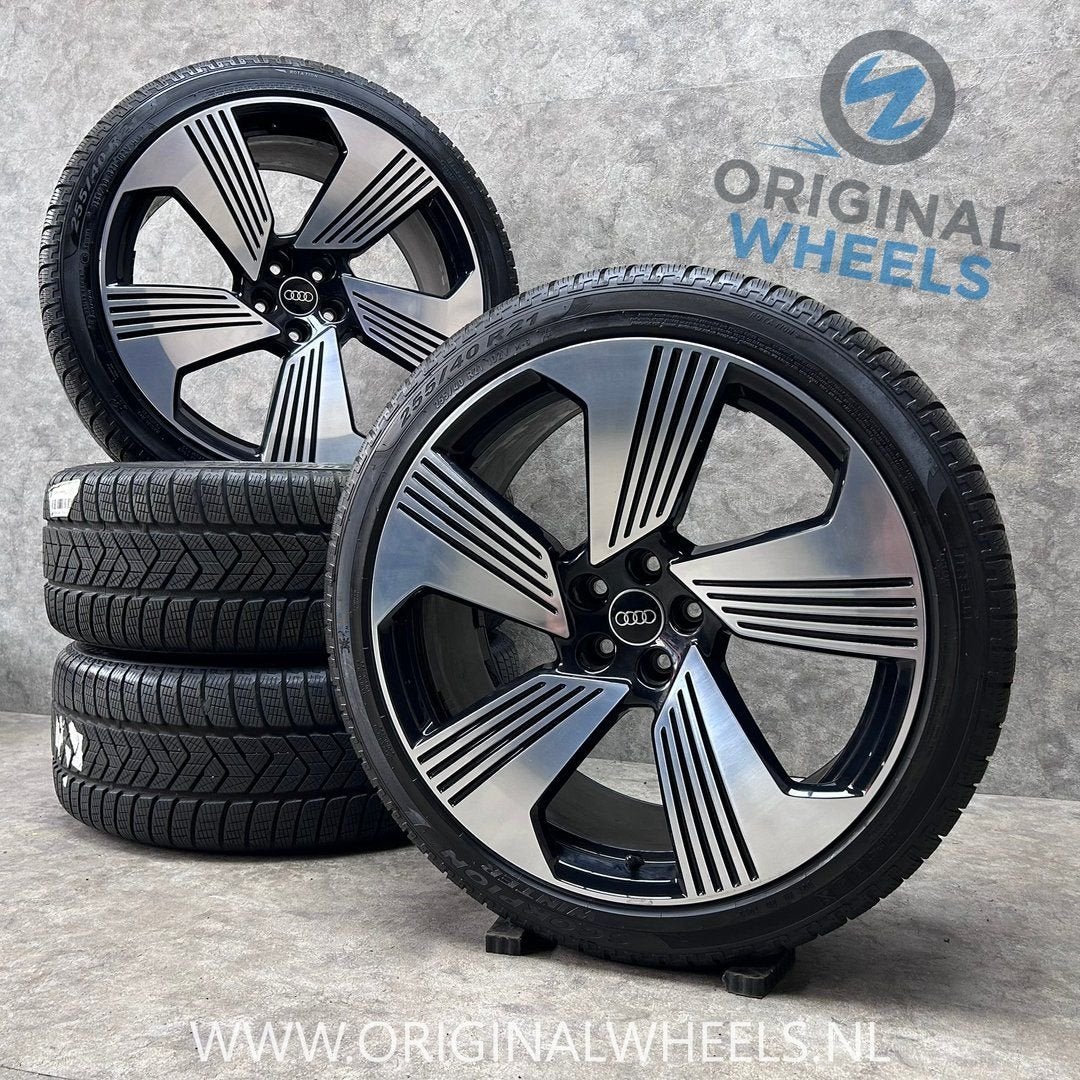 21 inch originele velgen + zomerbanden Audi Q5 4KE601025AC, Gebruikt, 255 mm, -, -