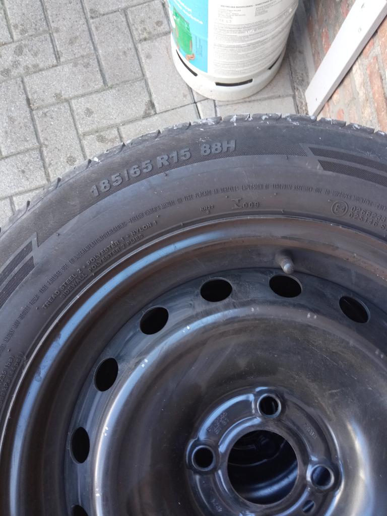 Velg met banden 185/65 R15, 15 pouces, Pneus et Jantes, Véhicule de tourisme, Pneus été