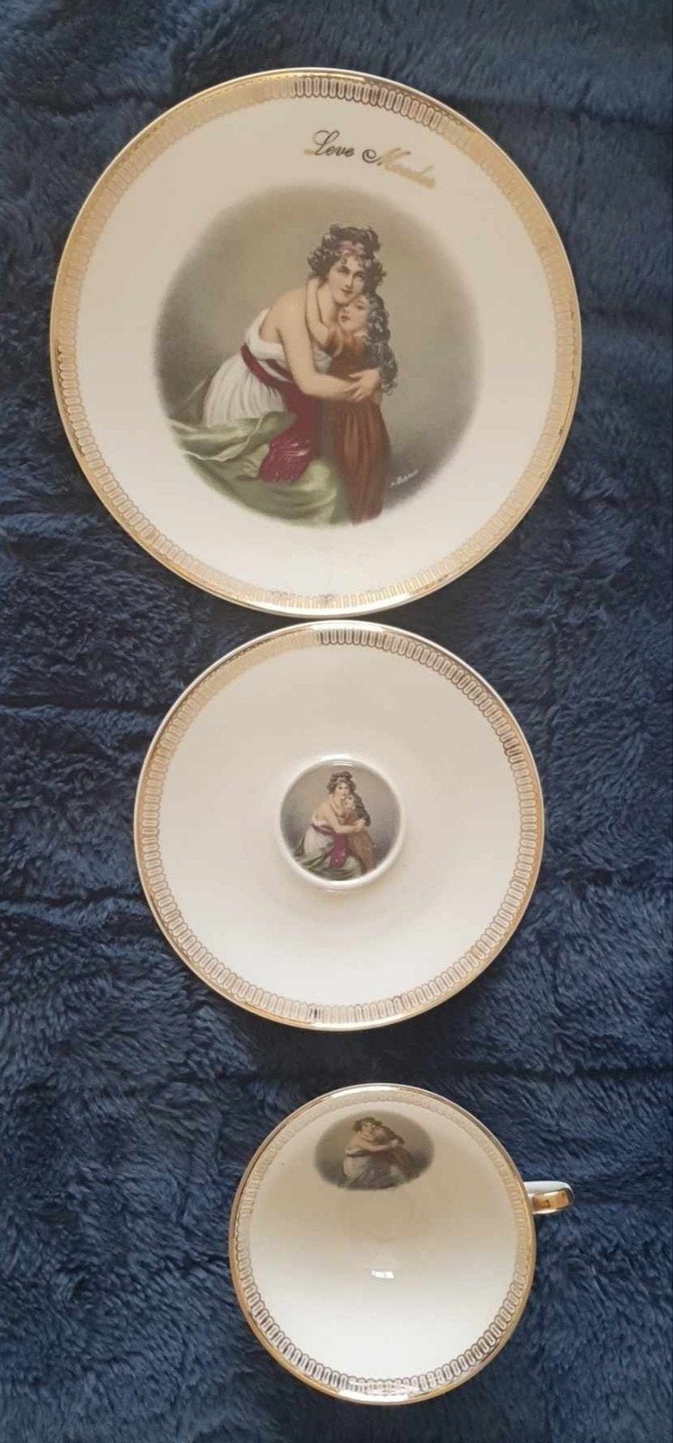 Antieke set met afbeeldingen van Elisabeth Vigée Le Brun., Verzenden