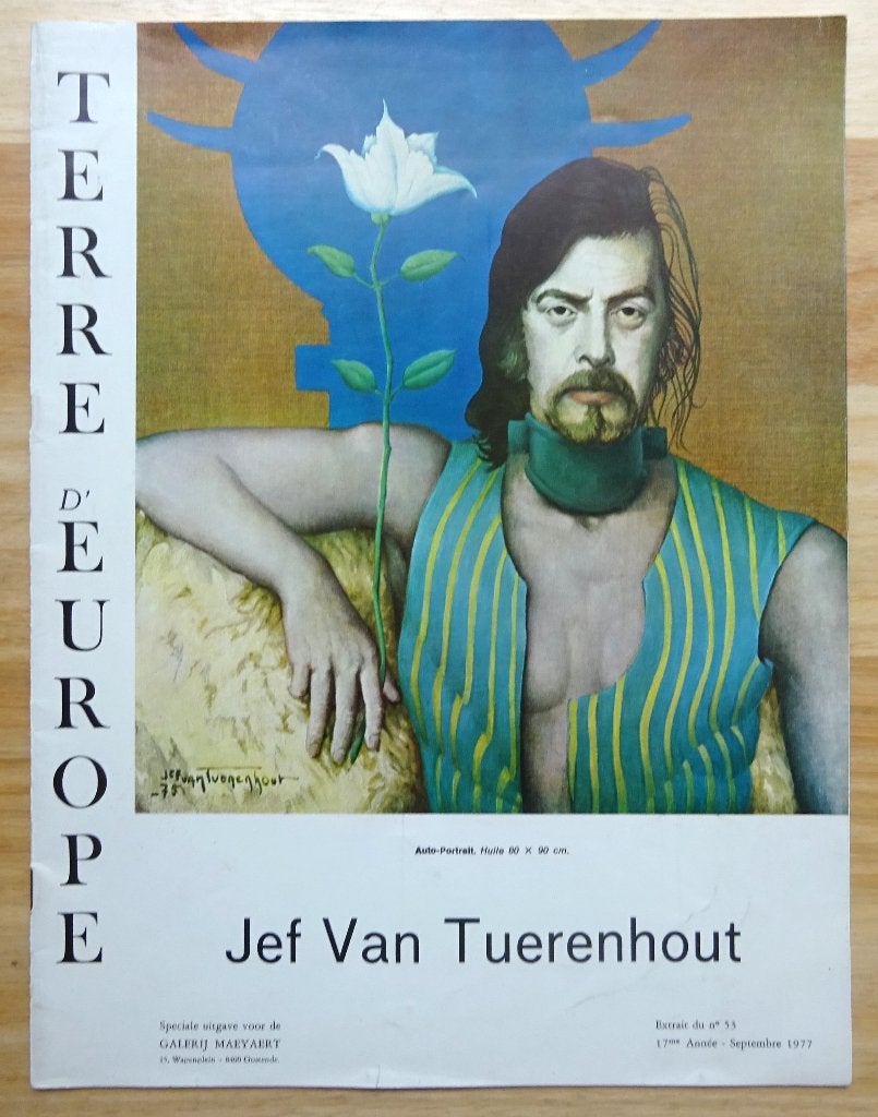 Jef Van Tuerenhout, folder, Terre d'Europe; 1977, Boeken, Ophalen of Verzenden, Gelezen, Schilder- en Tekenkunst