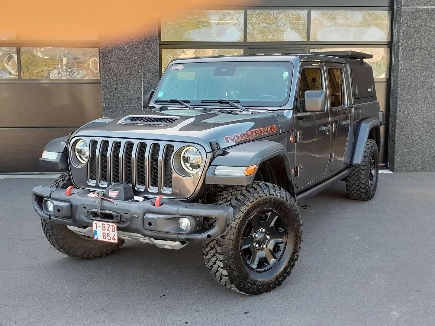 Jeep Gladiator Mojave (bj 2020, automaat), Automaat, 4 deurs, Gebruikt, Zwart