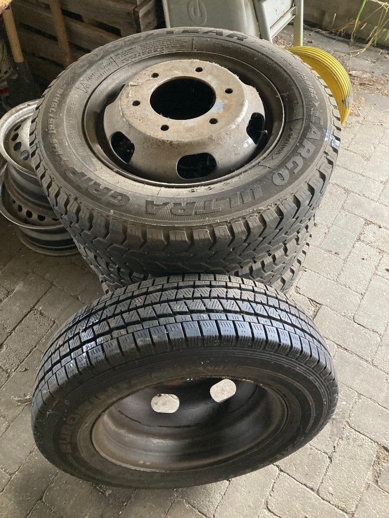 6 stalen velgen Alcar KFZ 8733, Ophalen, Gebruikt, Velg(en), 16 inch