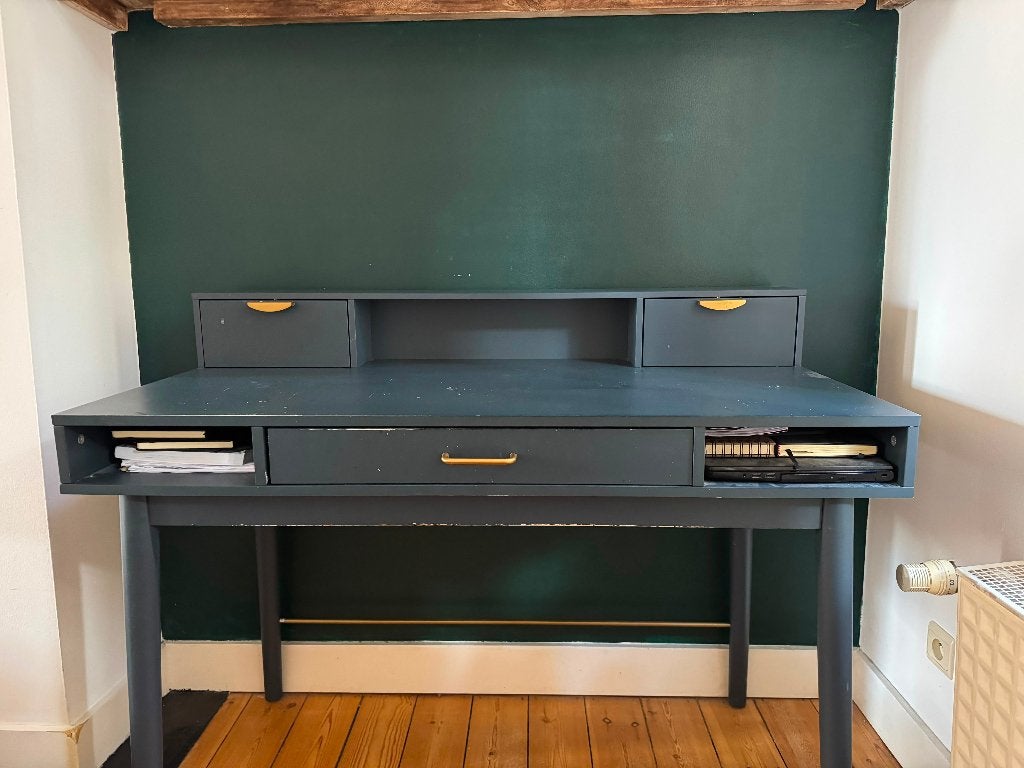 Penelope Vintage bureau met 3 lades | Maisons du Monde, Ophalen, Gebruikt, Met lades, Secretaire