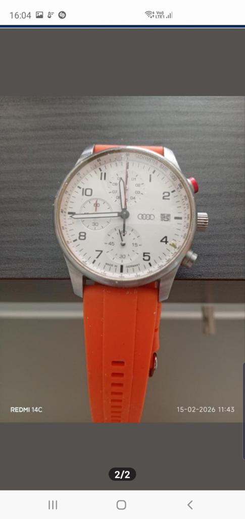 Echte AUDI horloge nieuw, Handtassen en Accessoires, Horloges | Heren, Ophalen
