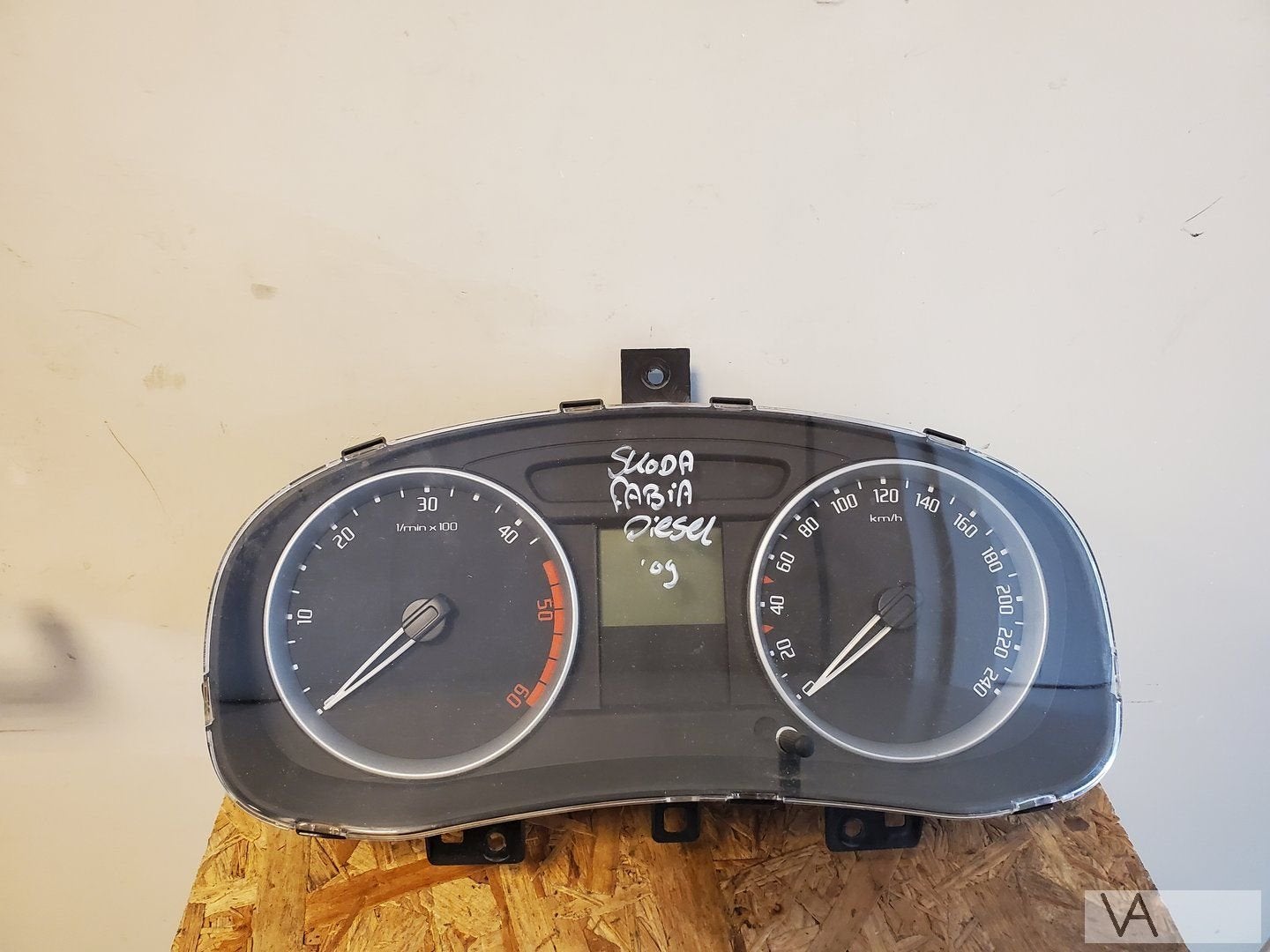 Skoda Fabia 2008 - 2014 tellerklok cockpit DIESEL 5j0920811c, -, Utilisé, Skoda, -