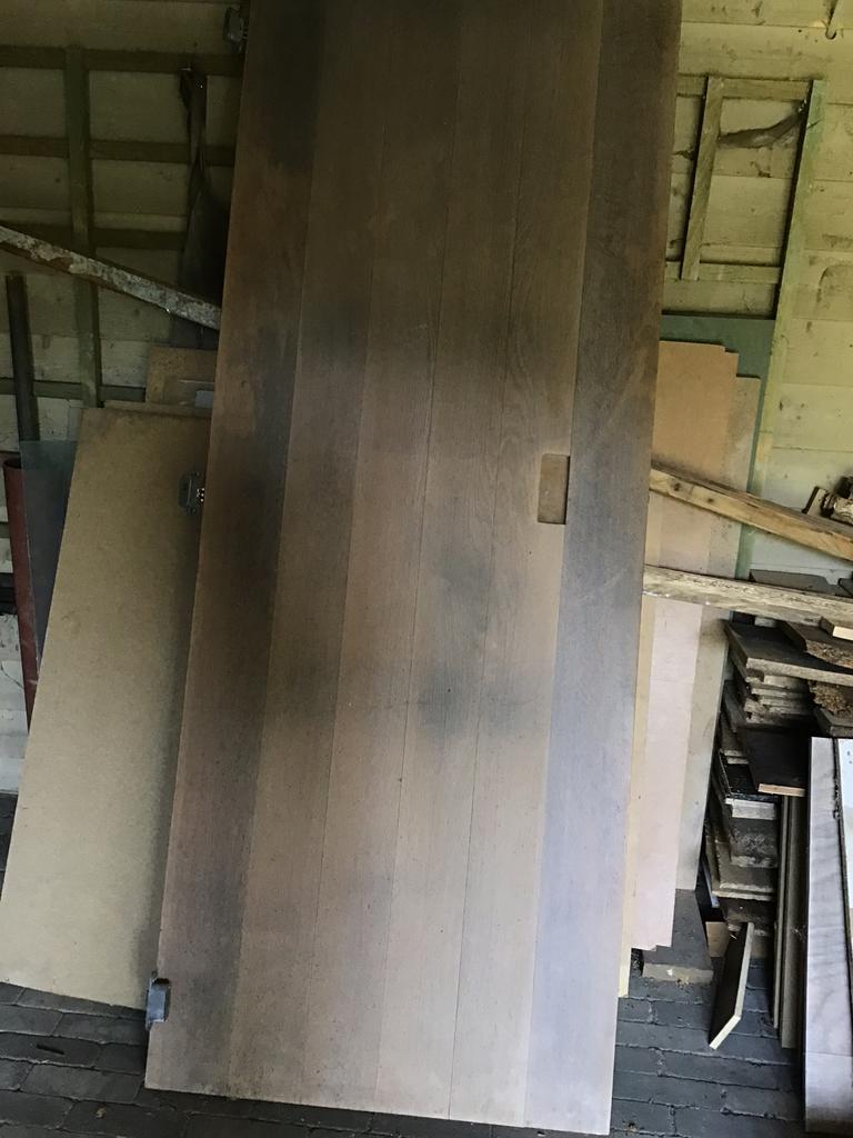Massief houten deur, Doe-het-zelf en Bouw, Ophalen, Gebruikt, Hout