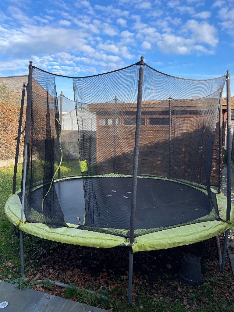 trampoline, Ophalen, Gebruikt