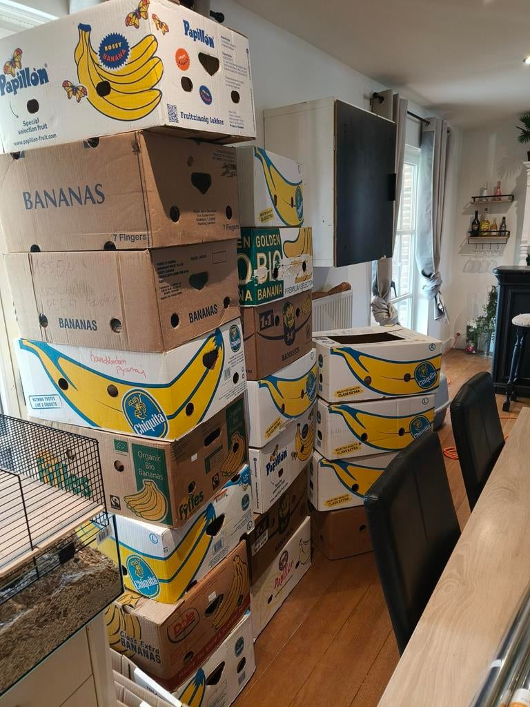 Bananendozen, Doe-het-zelf en Bouw, Kratten en Dozen, Ophalen