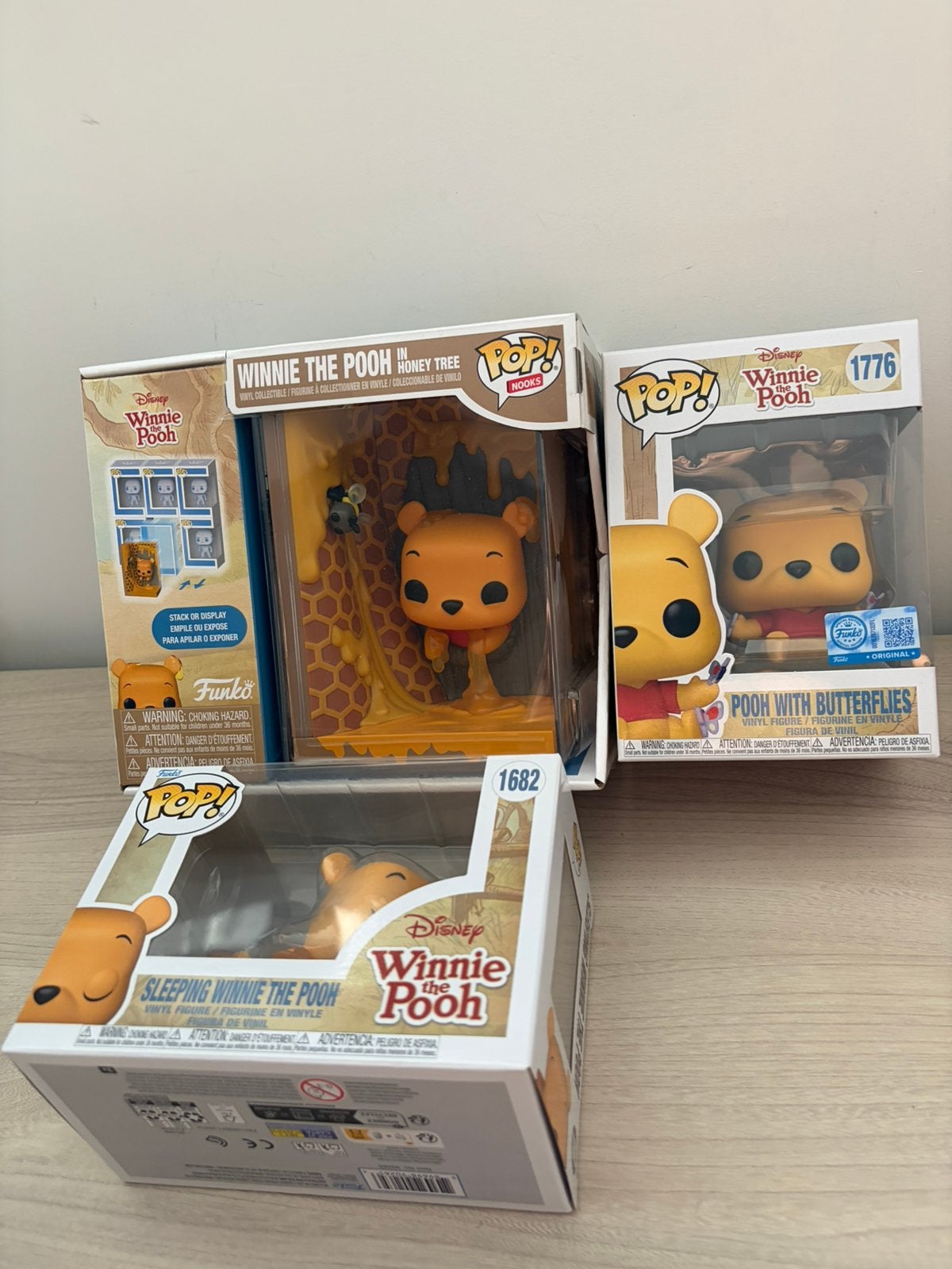 Funko Pop Winnie Pooh Bundle 3 Honey Nook 1682 1776 Disney, Ophalen of Verzenden, Zo goed als nieuw